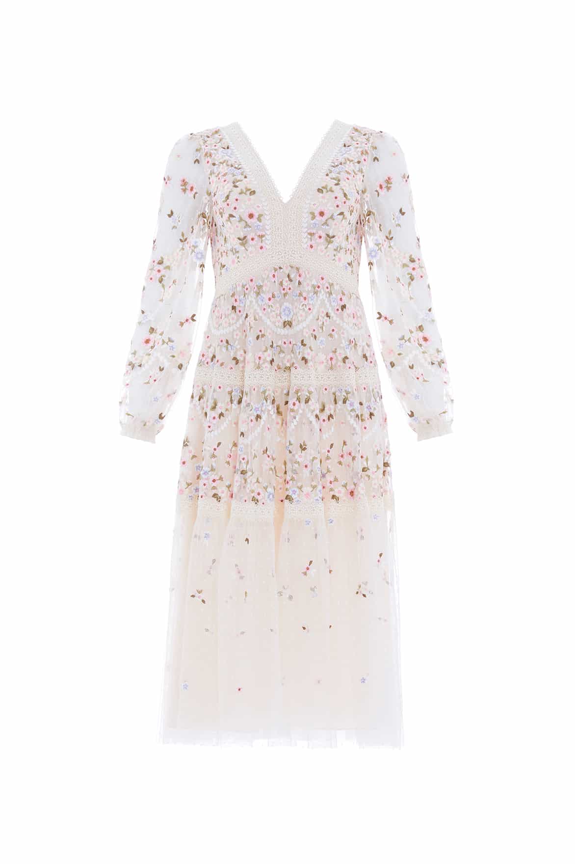 Needle and Thread Garland Ribbon Midaxi Dress