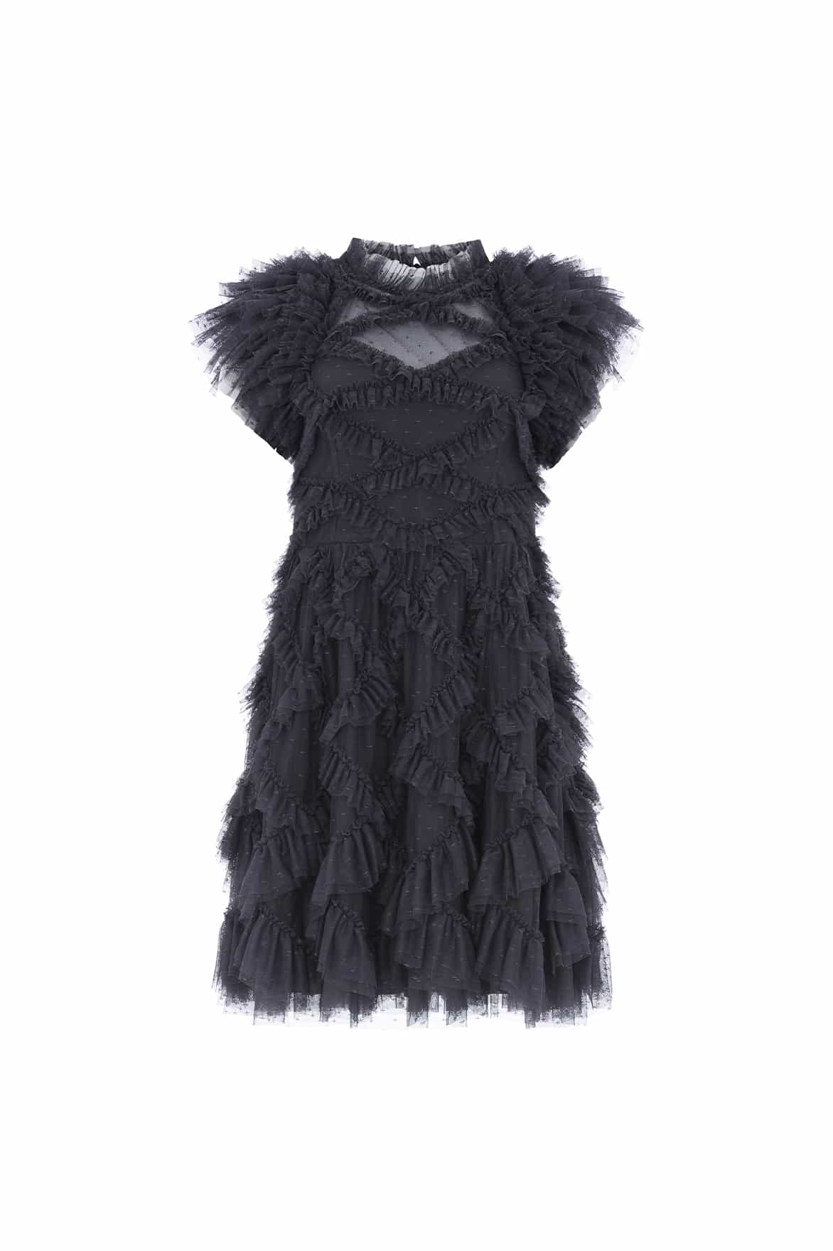 Needle and Thread Genevieve Ruffle Mini Dress