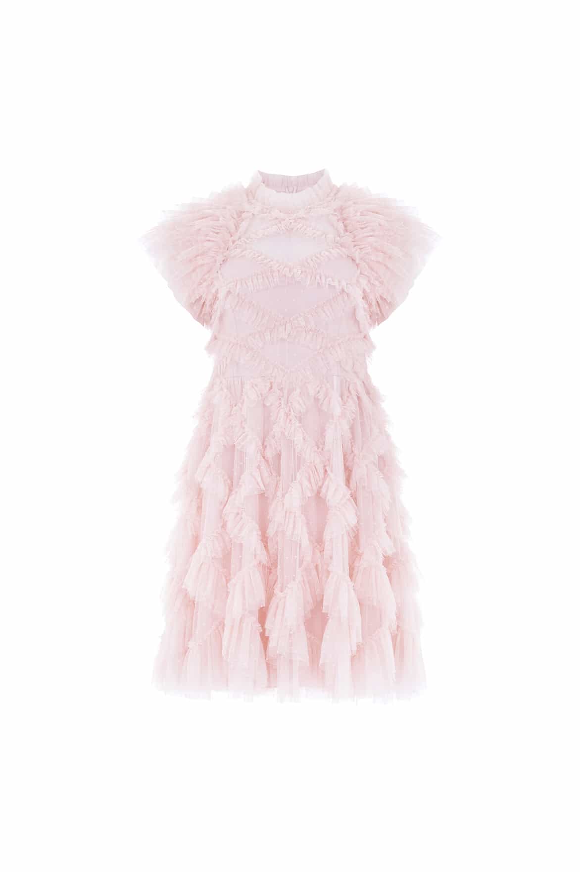 Needle and Thread Genevieve Ruffle Mini Dress