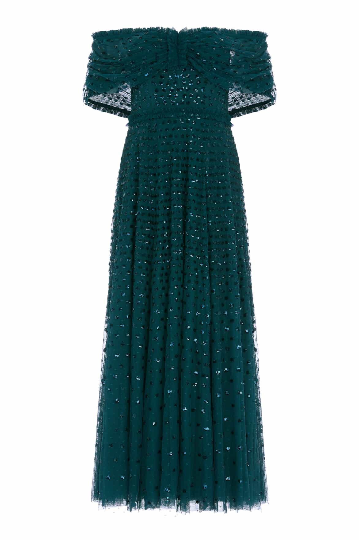 Needle and Thread Grace Off-Shoulder Ankle Gown