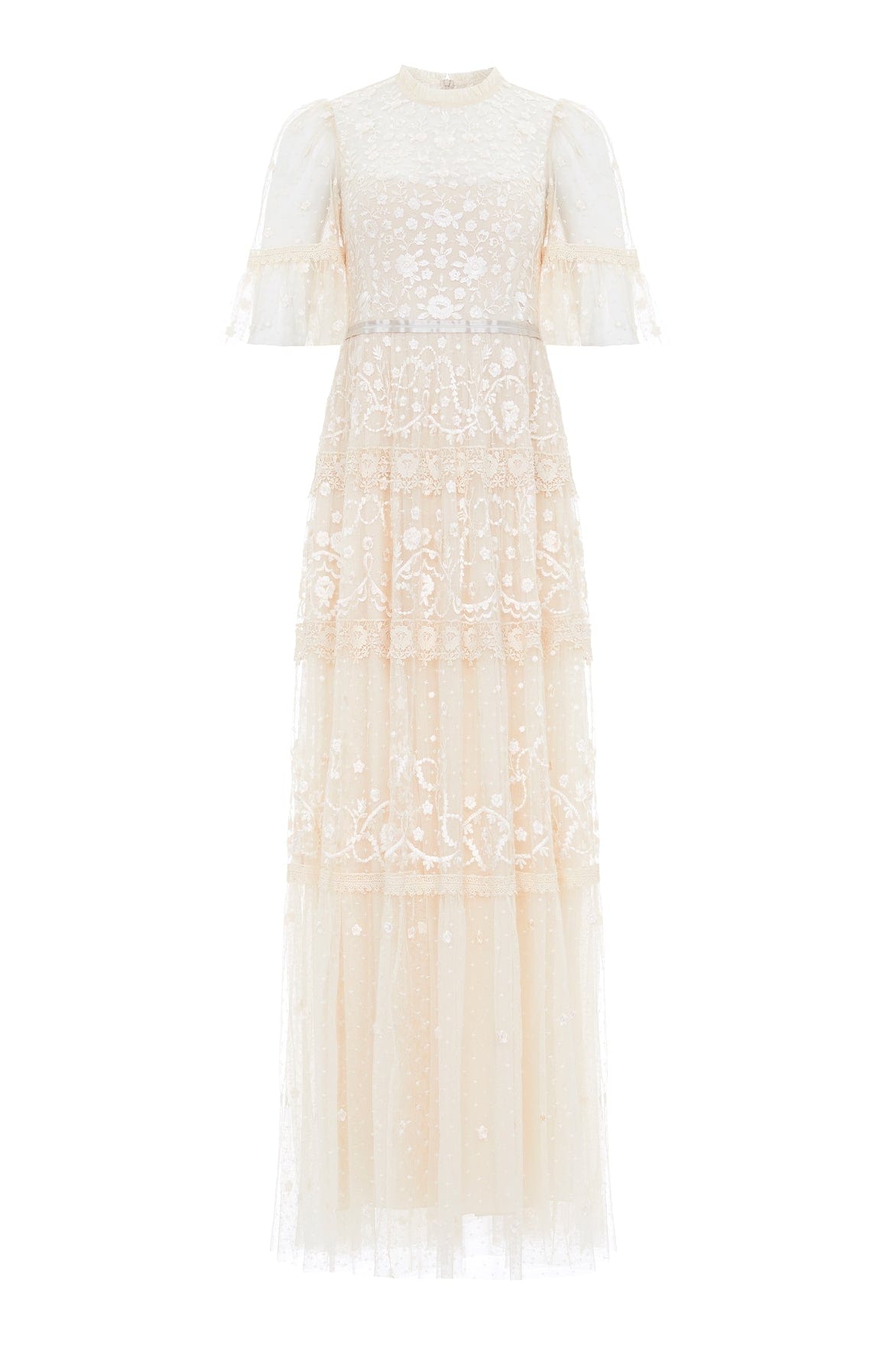 Needle and Thread Midsummer Lace Round Neck Gown