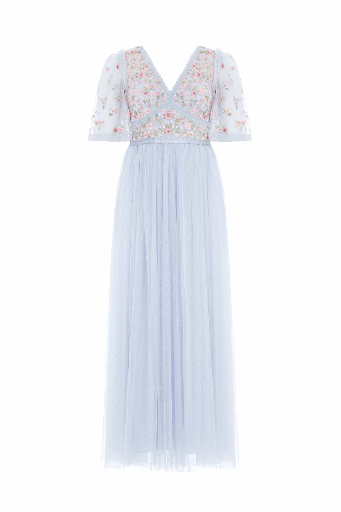 Needle and Thread Ribbon Bouquet Bodice Midaxi Dress
