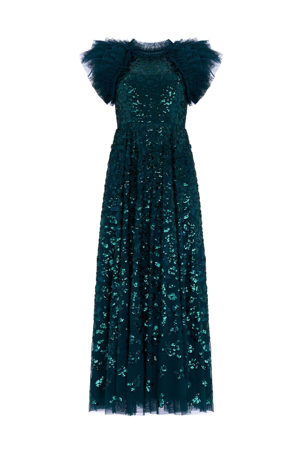 Needle and Thread Sequin Rose Ankle Gown