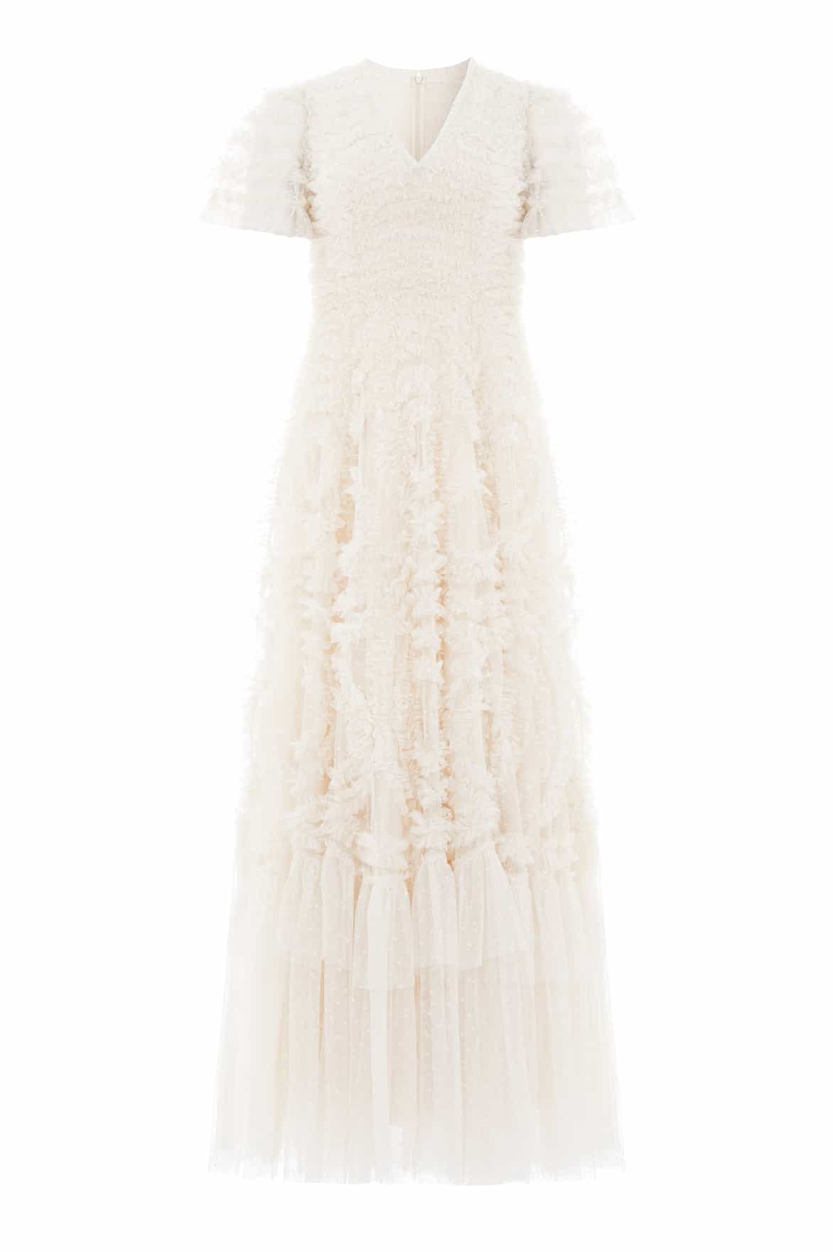Needle and Thread Verity Ruffle V-Neck Gown