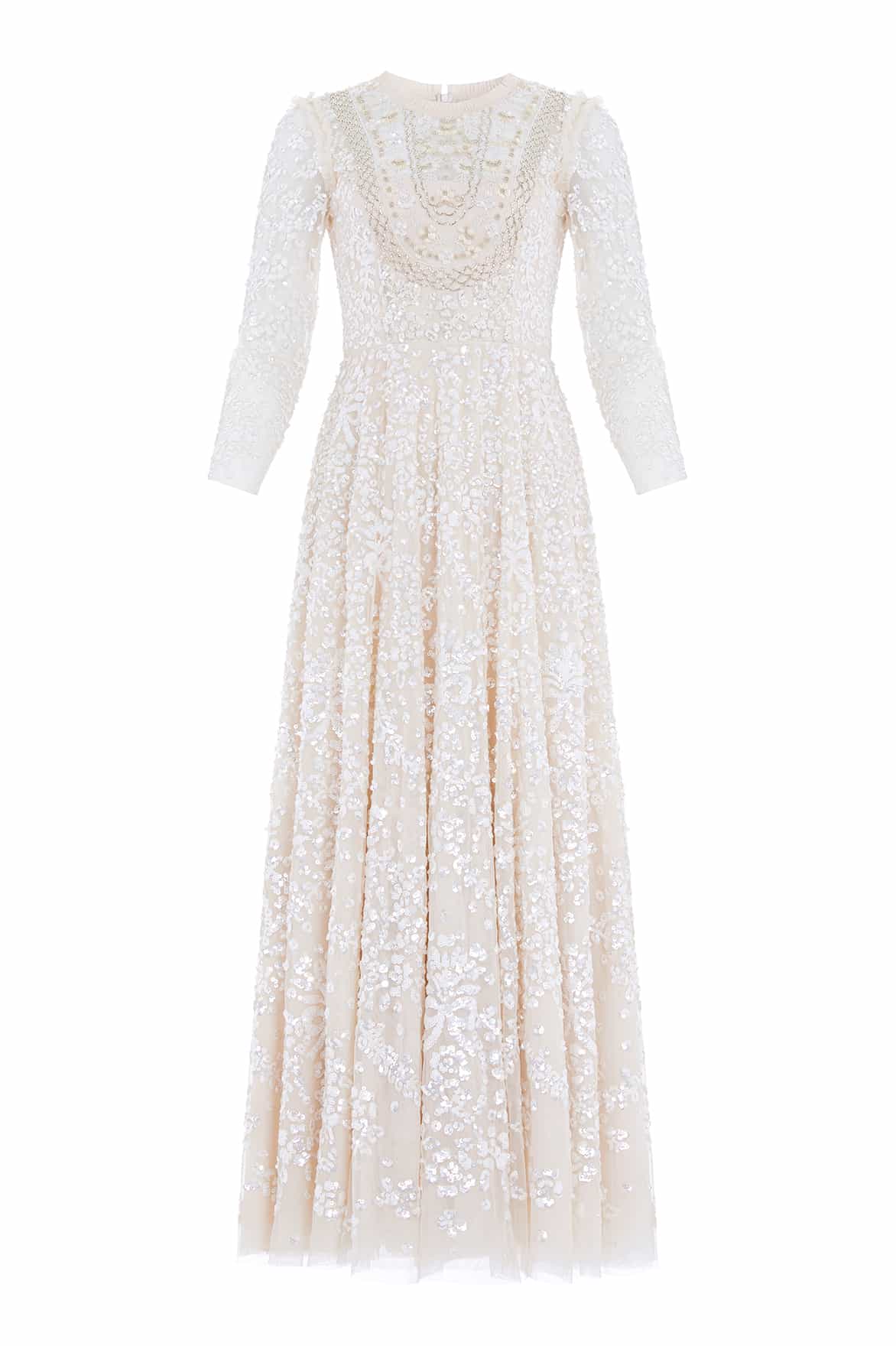 Needle and Thread Victorian Wreath Gloss Long Sleeve Gown