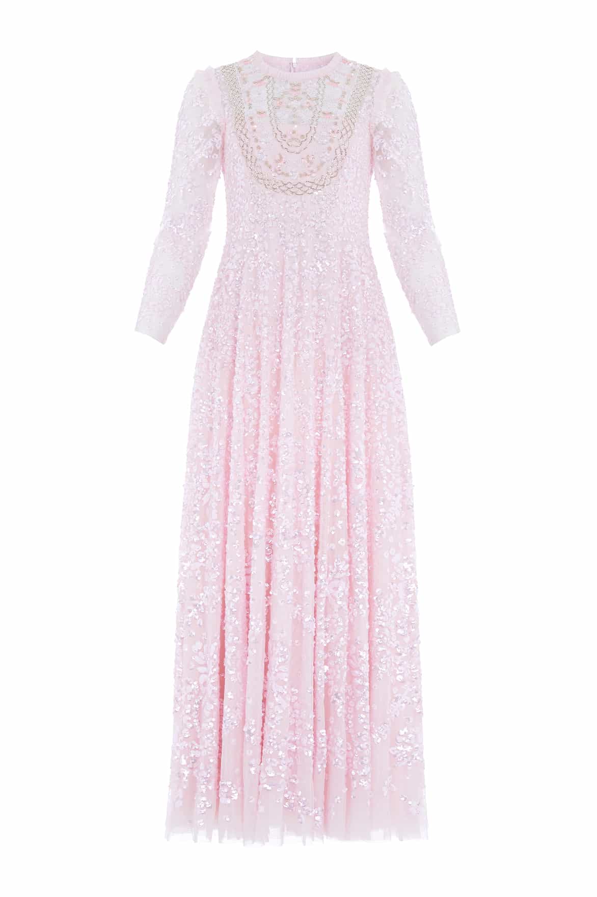 Needle and Thread Victorian Wreath Gloss Long Sleeve Gown
