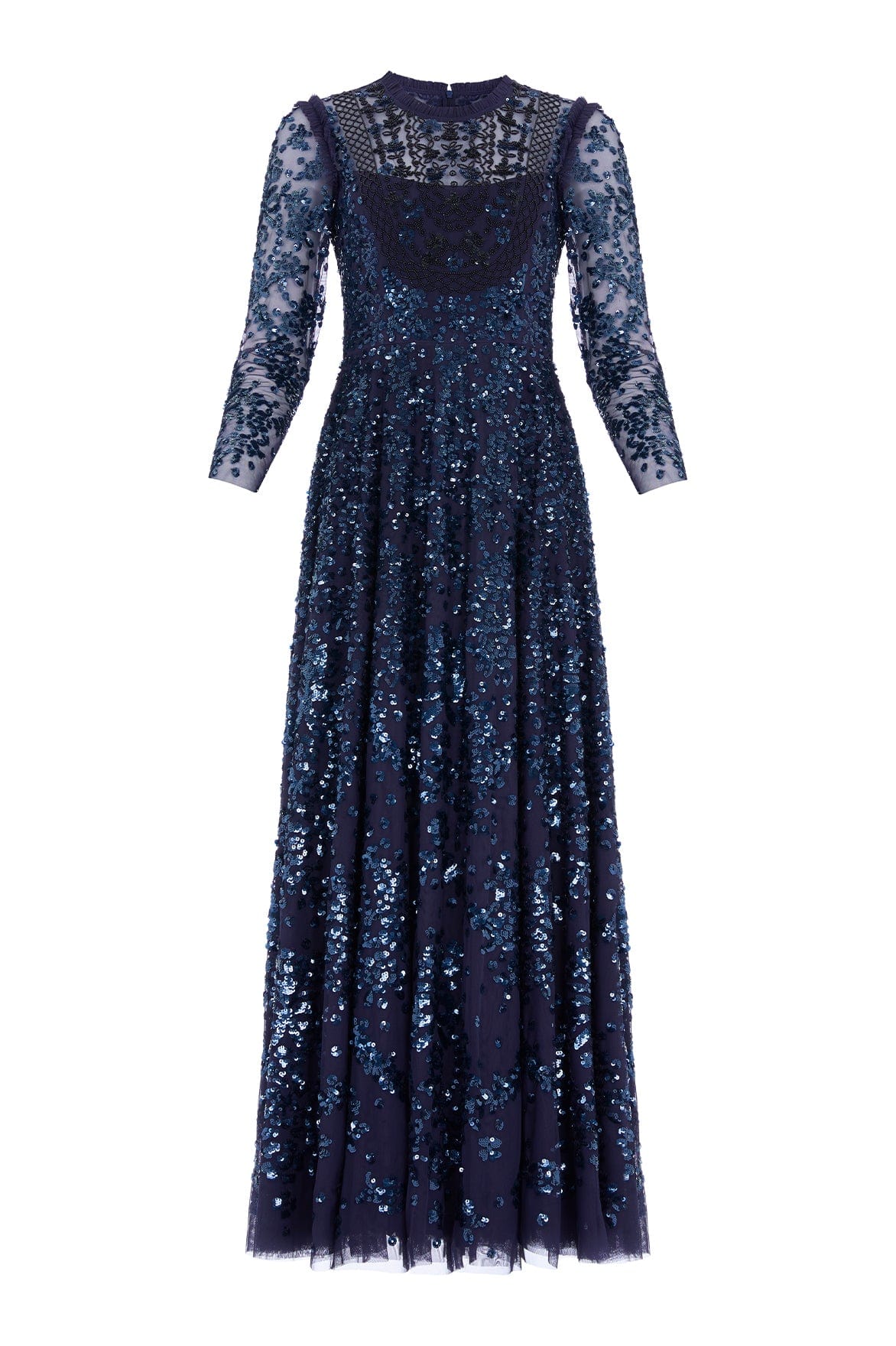 Needle and Thread Victorian Wreath Long Sleeve Gown