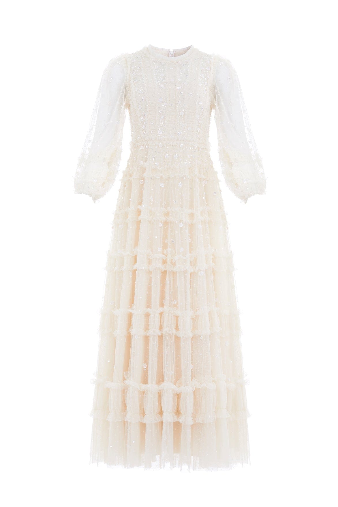 Needle and Thread Violet Shimmer Ankle Gown