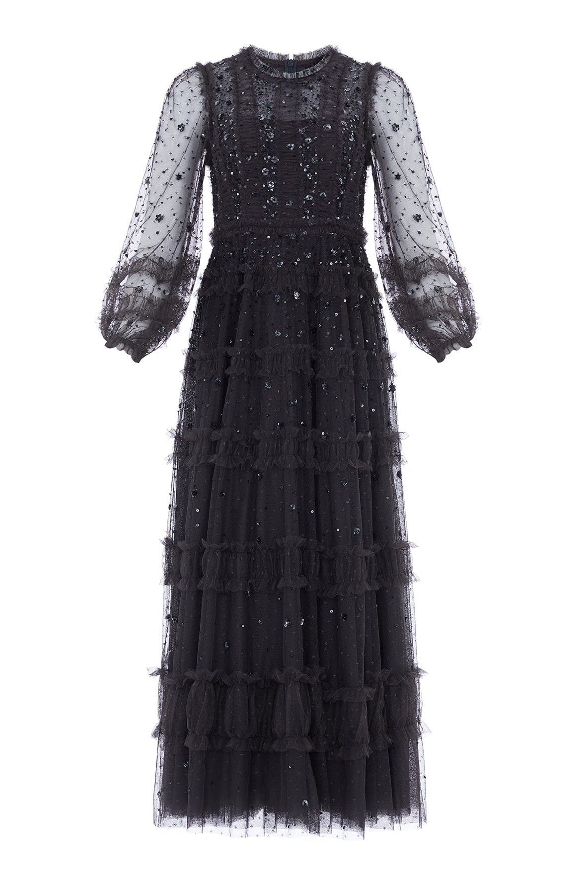 Needle and Thread Violet Shimmer Ankle Gown