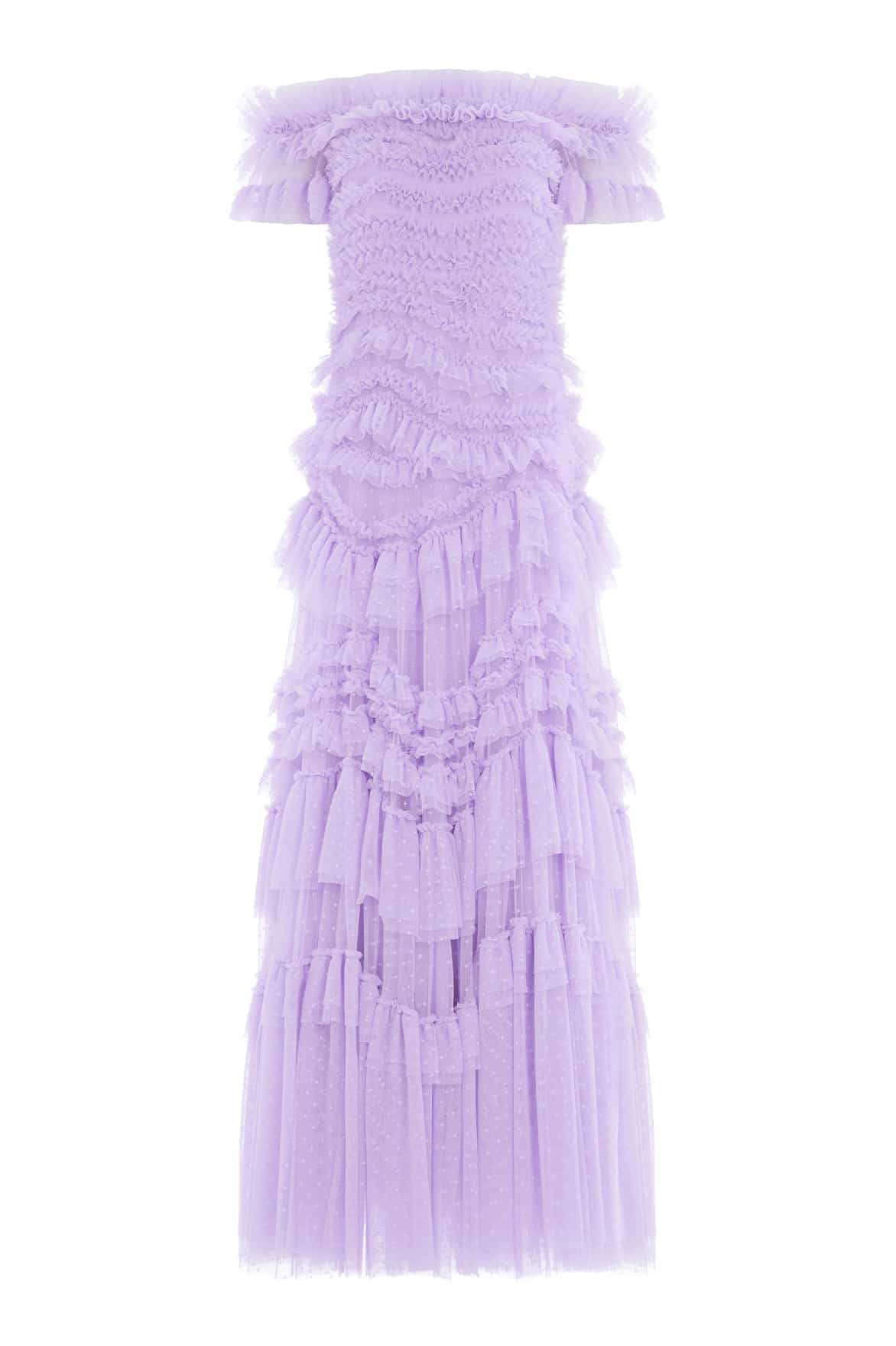 Needle and Thread Wild Rose Off-Shoulder Gown