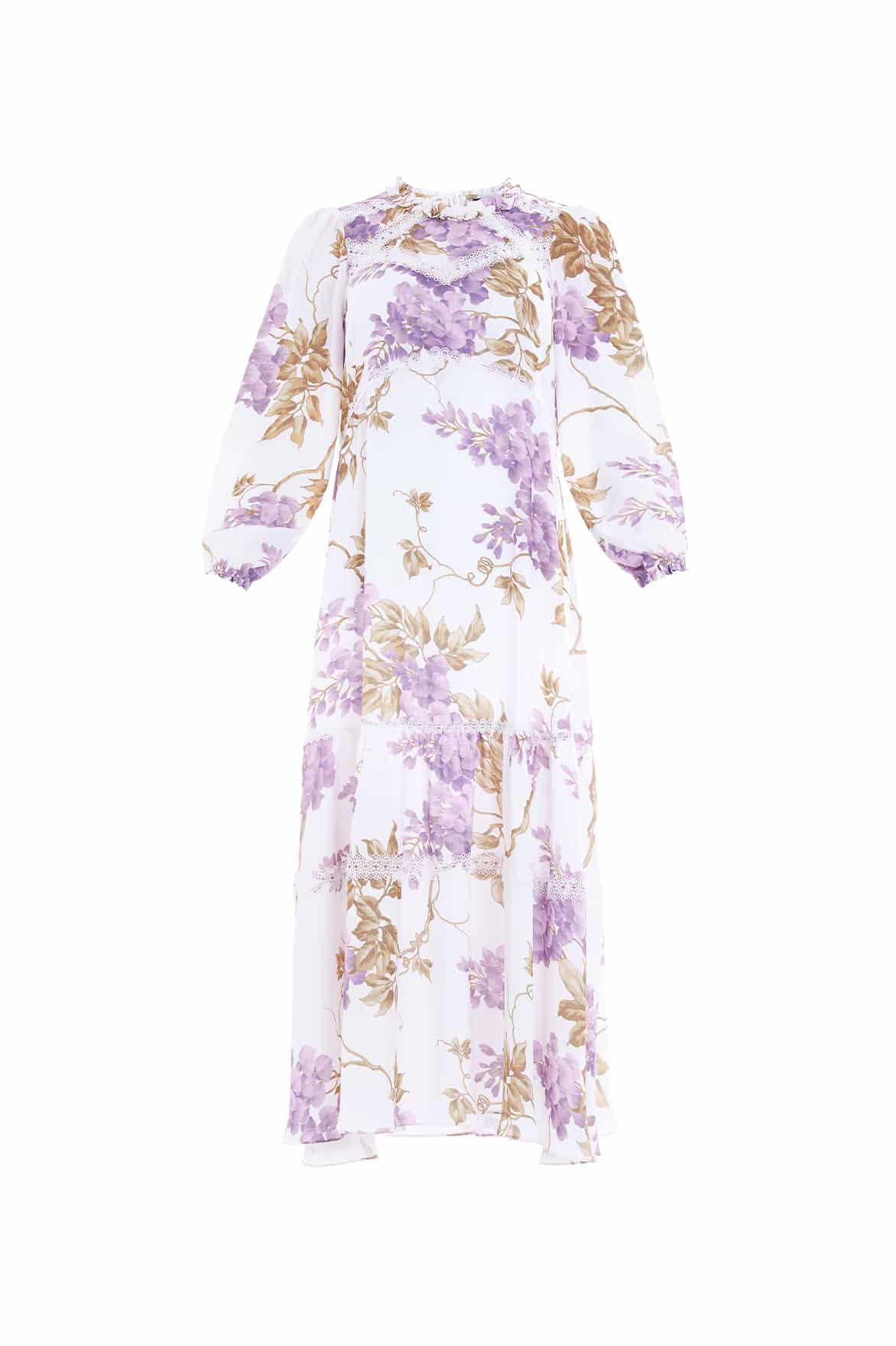 Needle and Thread Wisteria Crepe Lace Ballerina Dress