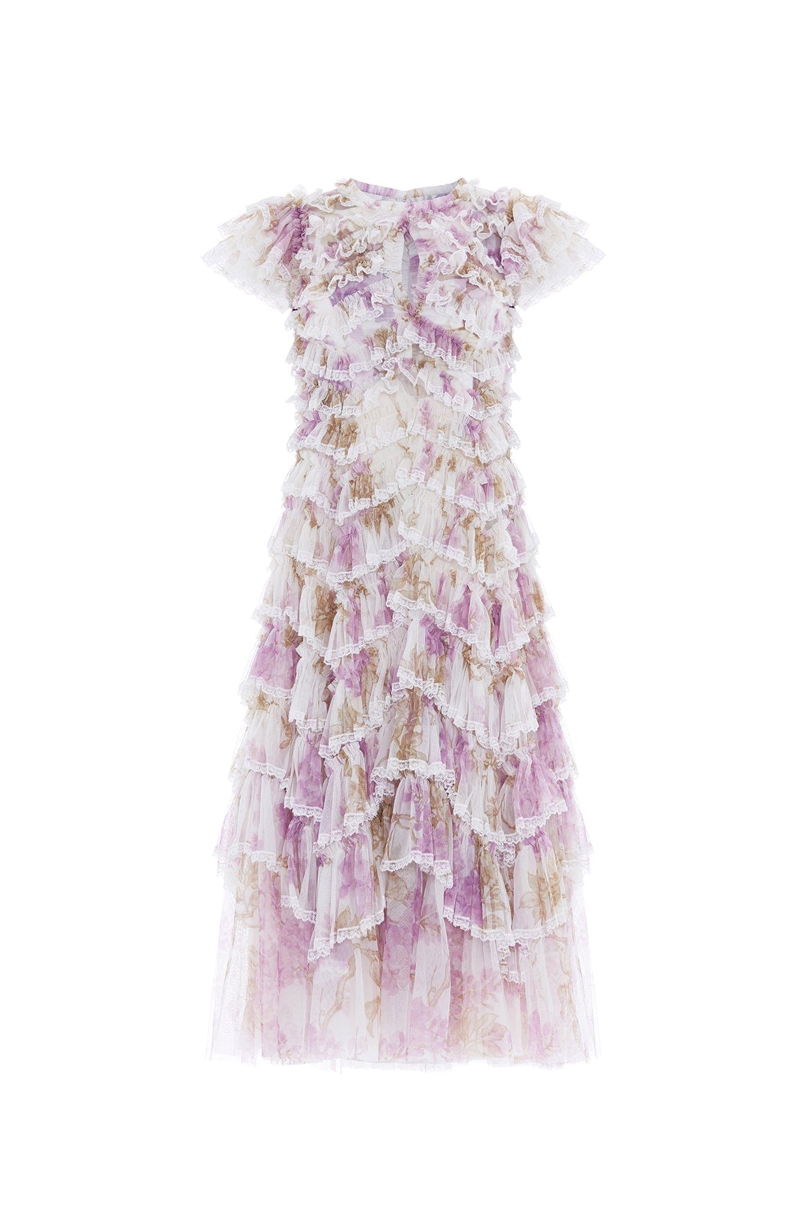 Needle and Thread Wisteria Ruffle Lace Ballerina Dress