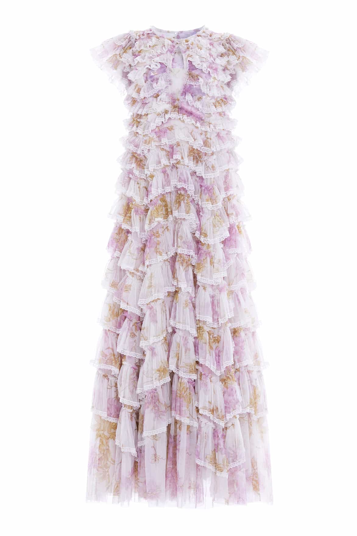Needle and Thread Wisteria Ruffle Lace Gown