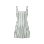 Posse-The-label-Diana-Mini-Dress-Seagrass-Stripe Posse The label Clothing