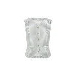 Posse-The-label-Diana-Vest-Seagrass-Stripe Posse The label Clothing
