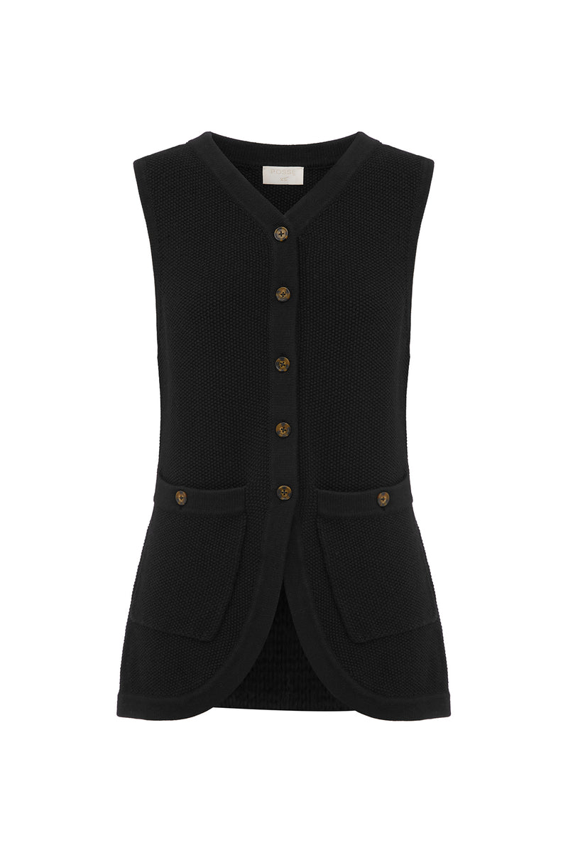 Posse The label Harper Vest – Black