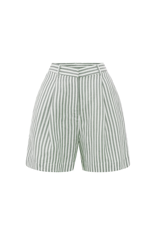 Posse The label Lorenzo Short – Seagrass Stripe