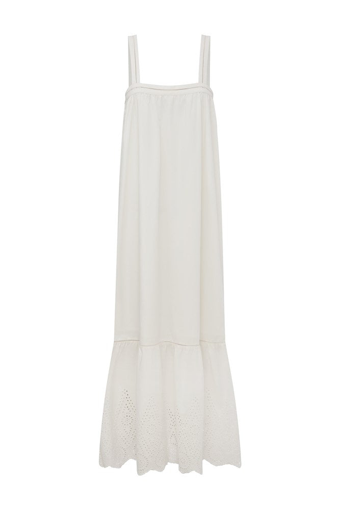 Posse The label Louisa Tie Dress – Vintage White