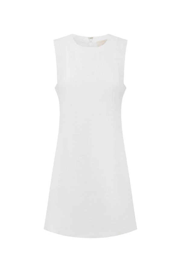Posse-The-label-Musa-Mini-Dress-Ivory Posse The label Clothing