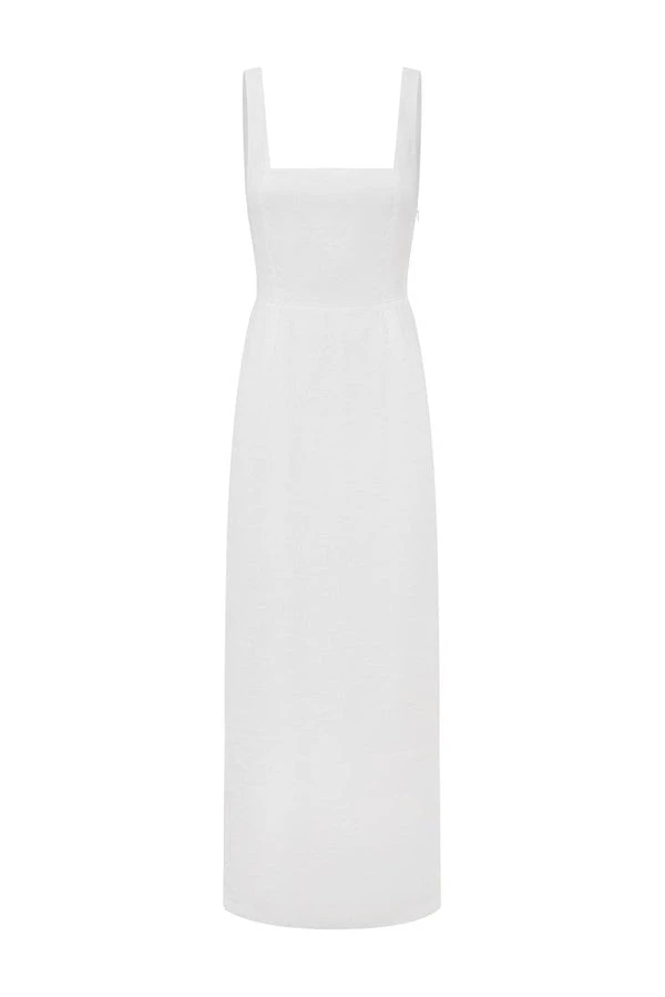 Posse-The-label-Skyla-Column-Dress-Ivory Posse The label Clothing