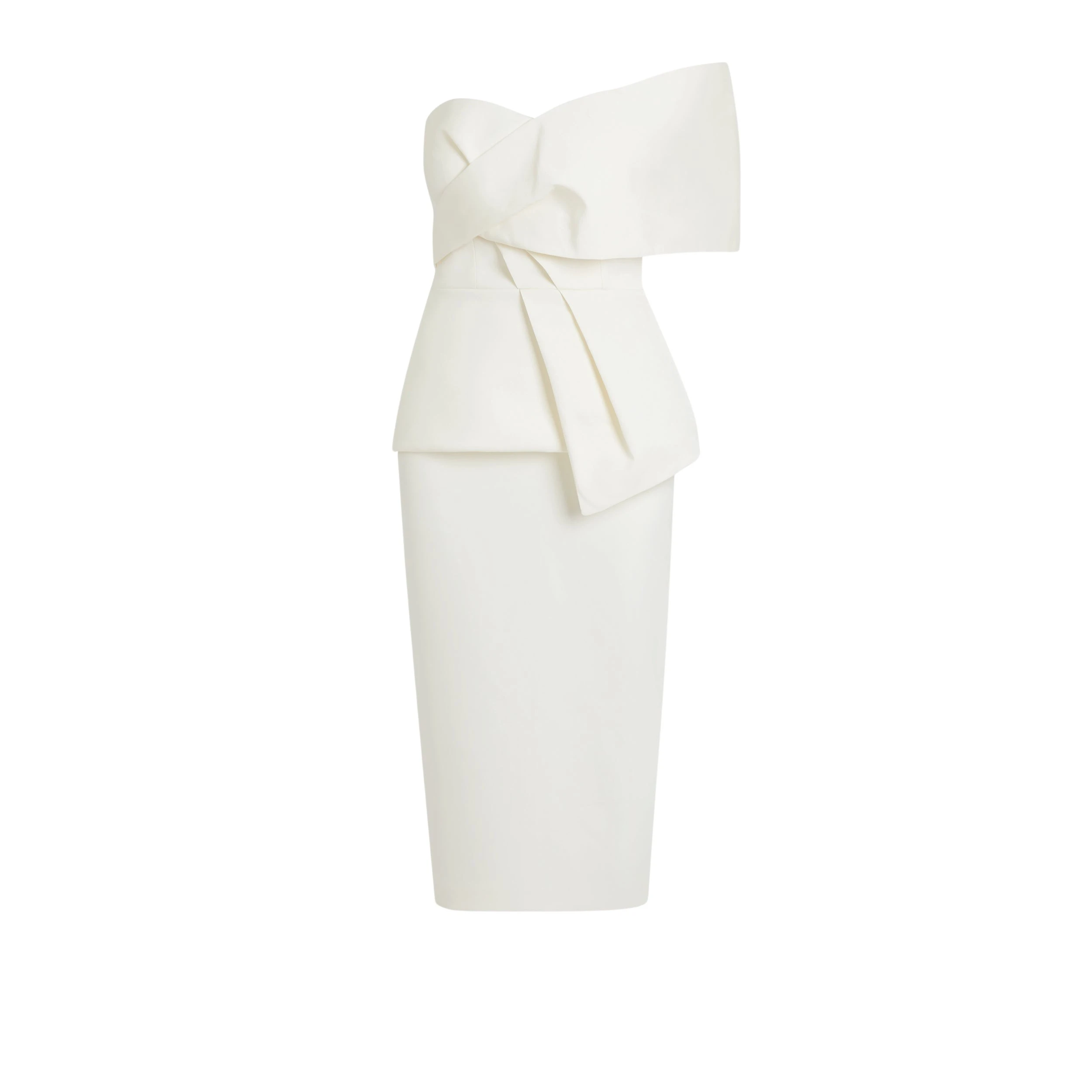 Safiyaa-Aquila-Ivory-Midi-Dress23688_nobg Aquila Ivory Midi Dress - Image 1
