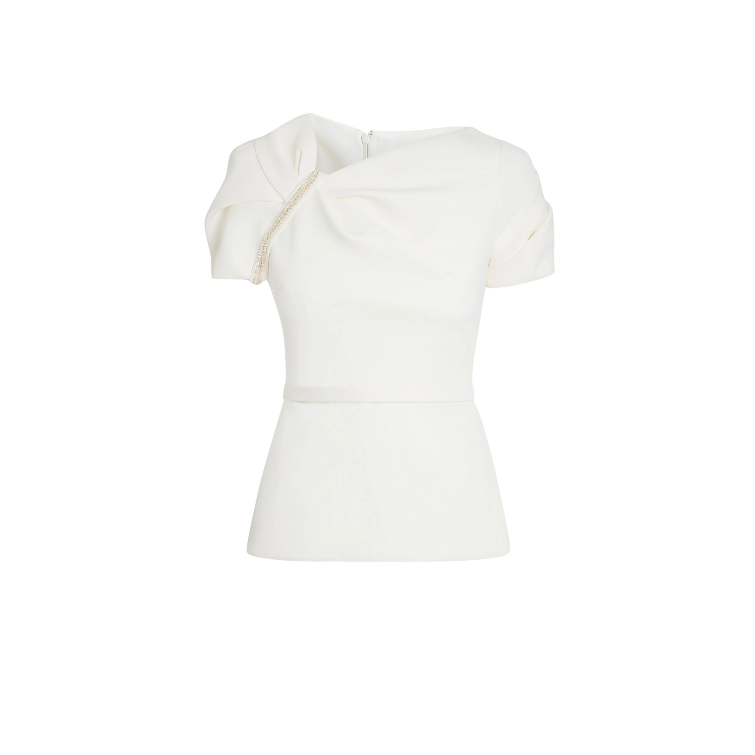 Safiyaa-Cassiopeia-Ivory-Embroidered-Top77801_nobg Cassiopeia Ivory Embroidered Top - Image 1
