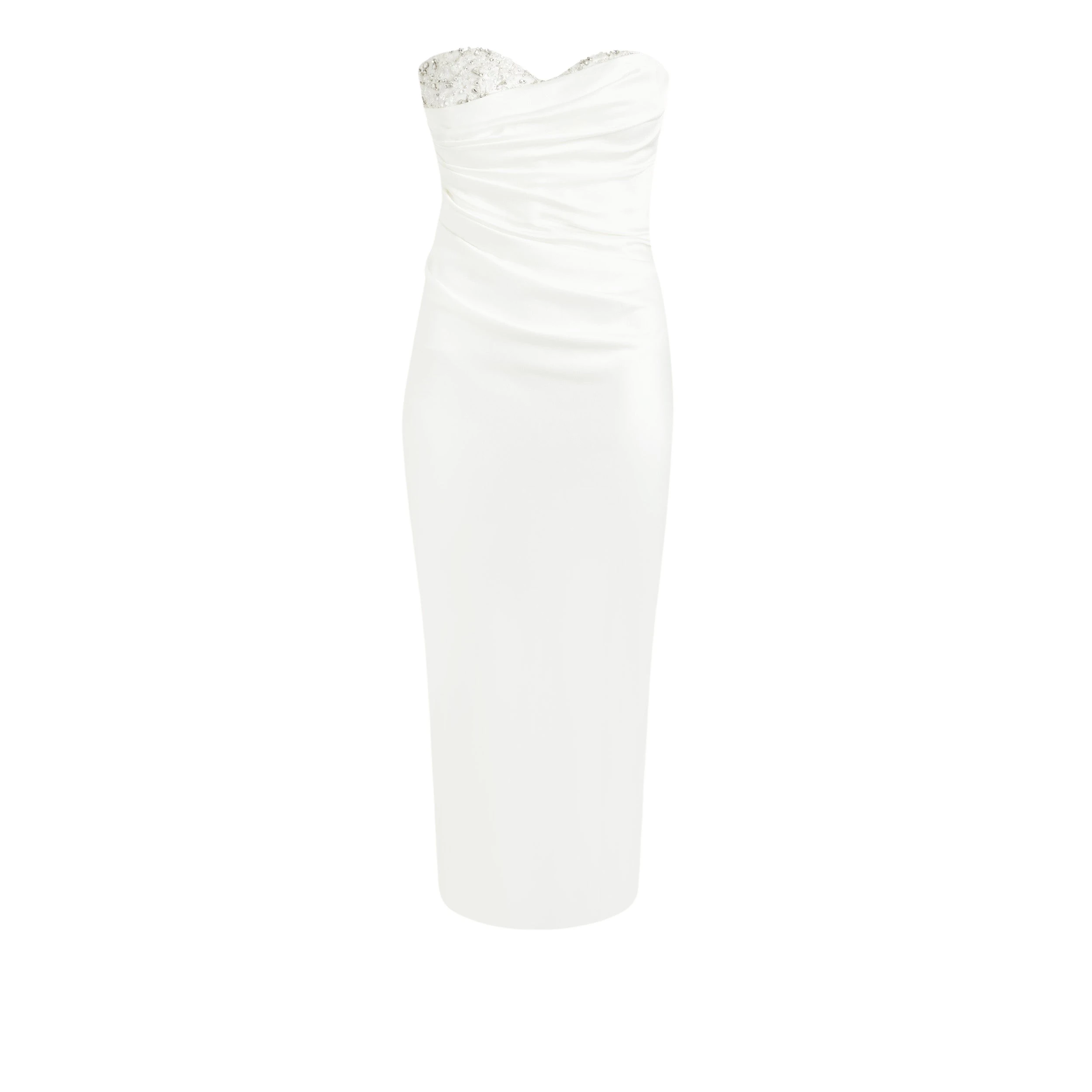 Safiyaa-Danielle-Ivory-Midi-Dress41048_nobg Danielle Ivory Midi Dress - Image 1