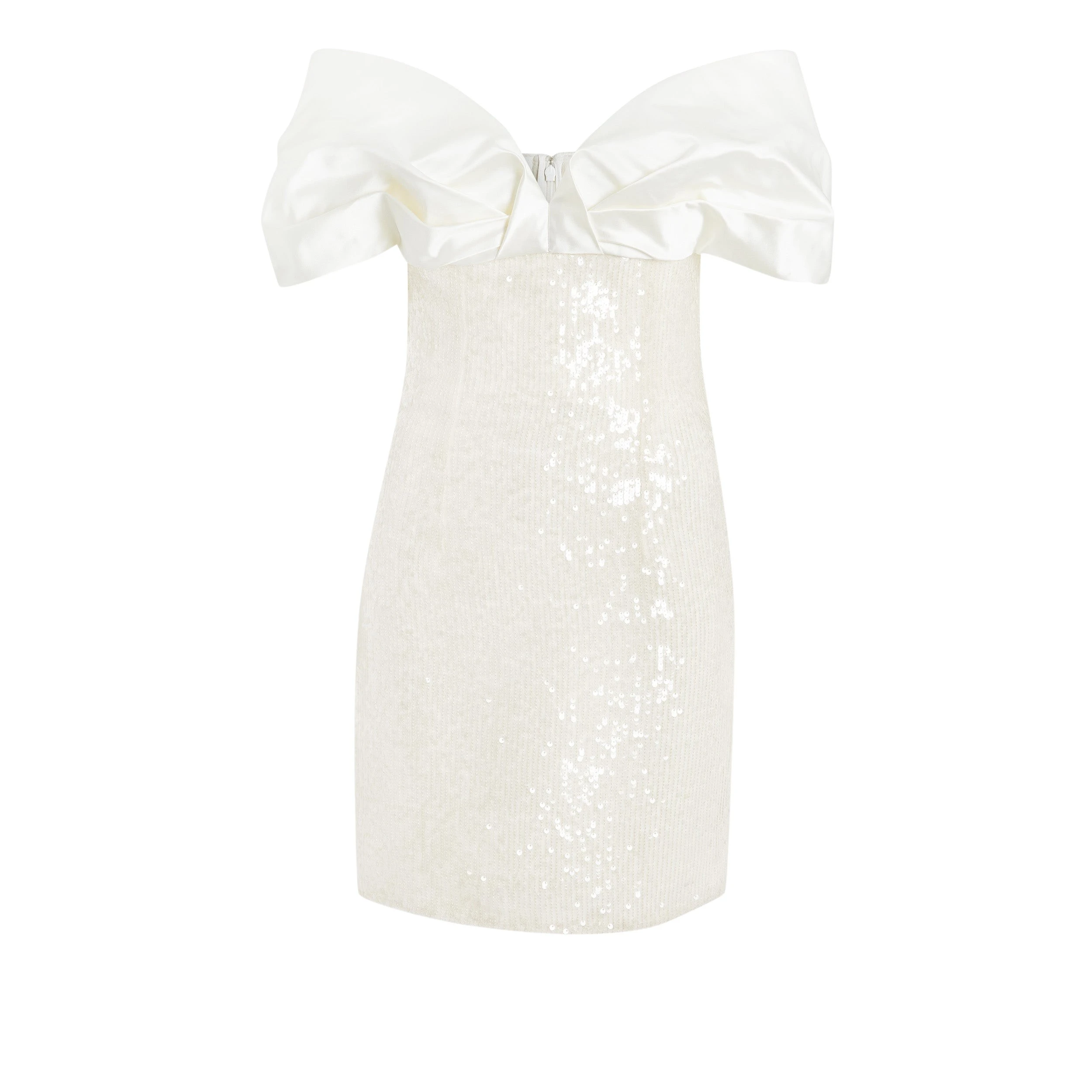 Safiyaa-Dianelli-Ivory-Short-Dress89473_nobg Dianelli Ivory Short Dress - Image 1