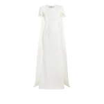 Ginkgo Embroidered Ivory Long Dress
