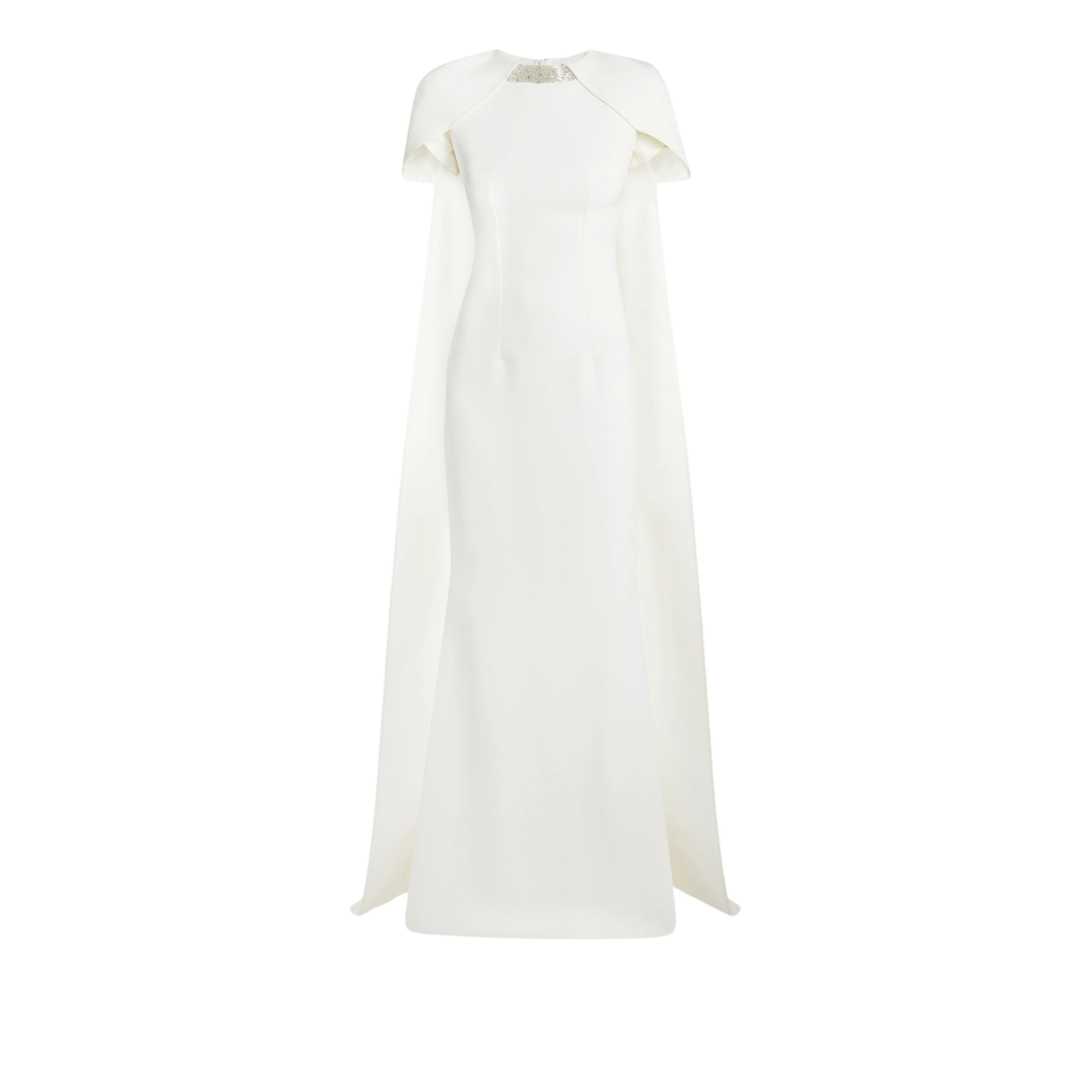 Safiyaa-Ginkgo-Embroidered-Ivory-Long-Dress79797_nobg Ginkgo Embroidered Ivory Long Dress - Image 1