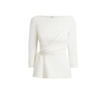 Paisley Ivory Top