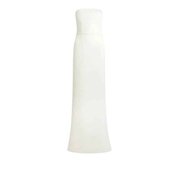 Soshin Ivory Strapless Dress