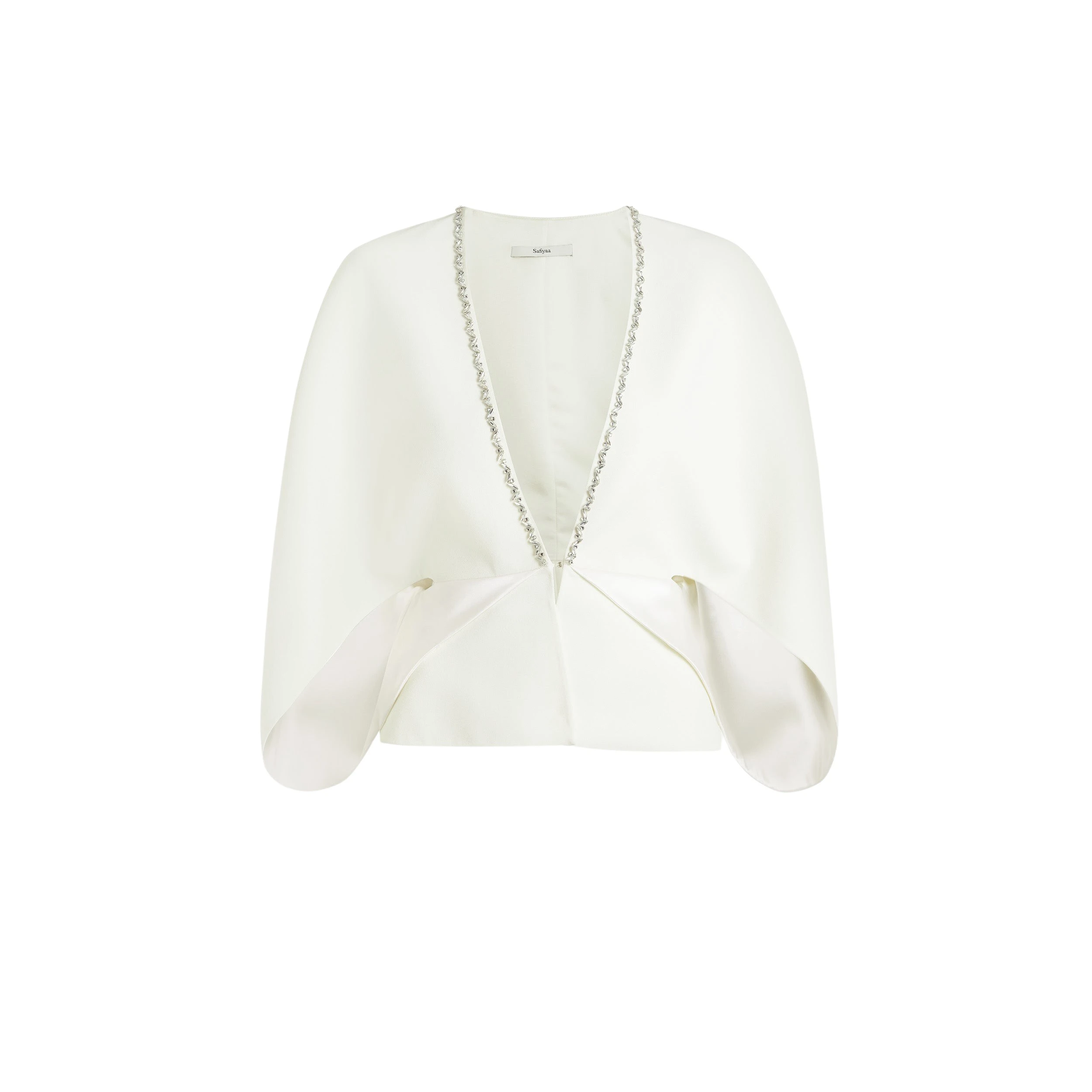 Safiyaa-Tucker-Ivory-Cape96384_nobg Tucker Ivory Cape - Image 1