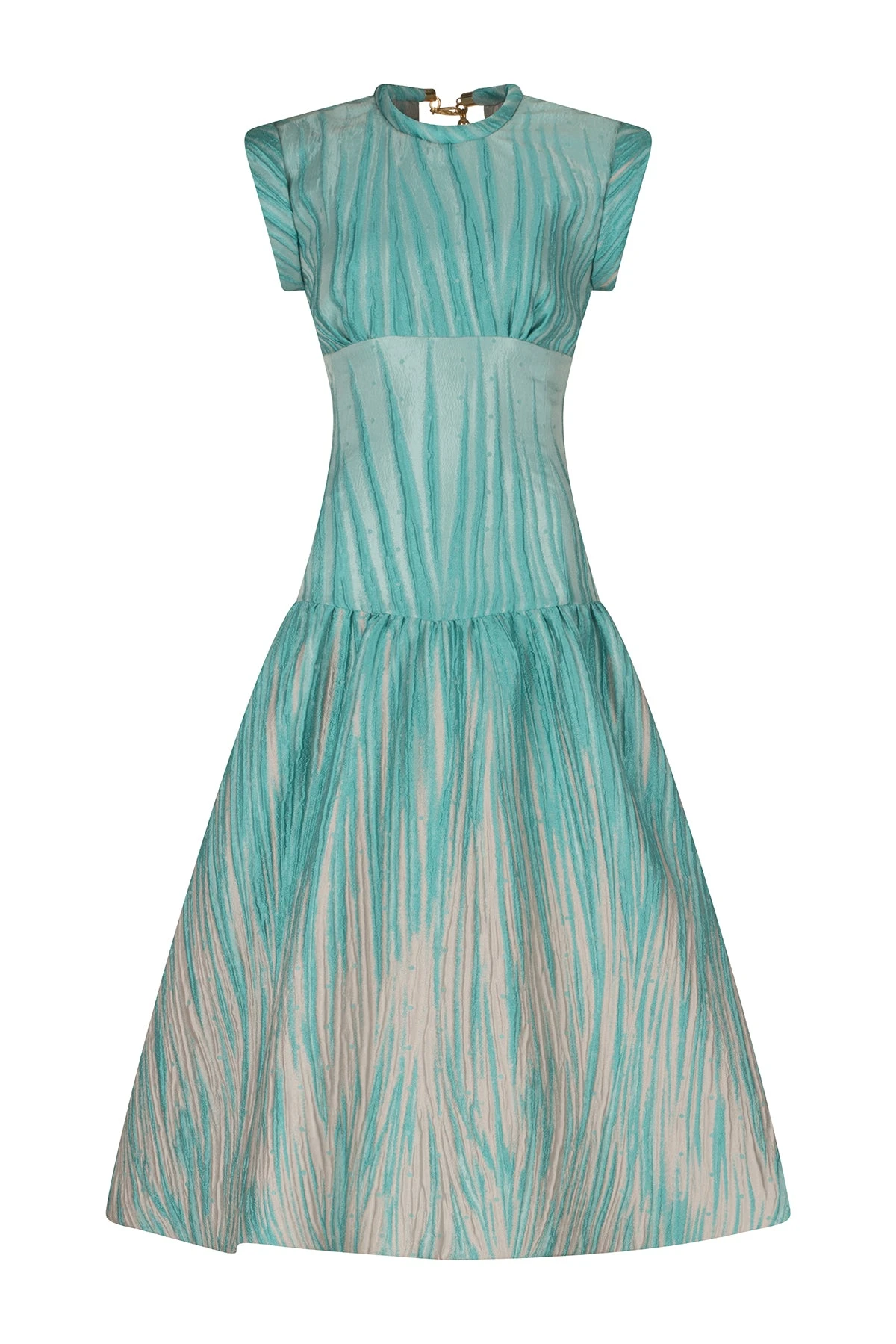 Silvia-Tcherassi-Conza-Dress-Aqua-Abstract-Ripple Silvia Tcherassi