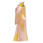 Silvia-Tcherassi-Parma-Dress-Yellow-Nude-Floral Silvia Tcherassi