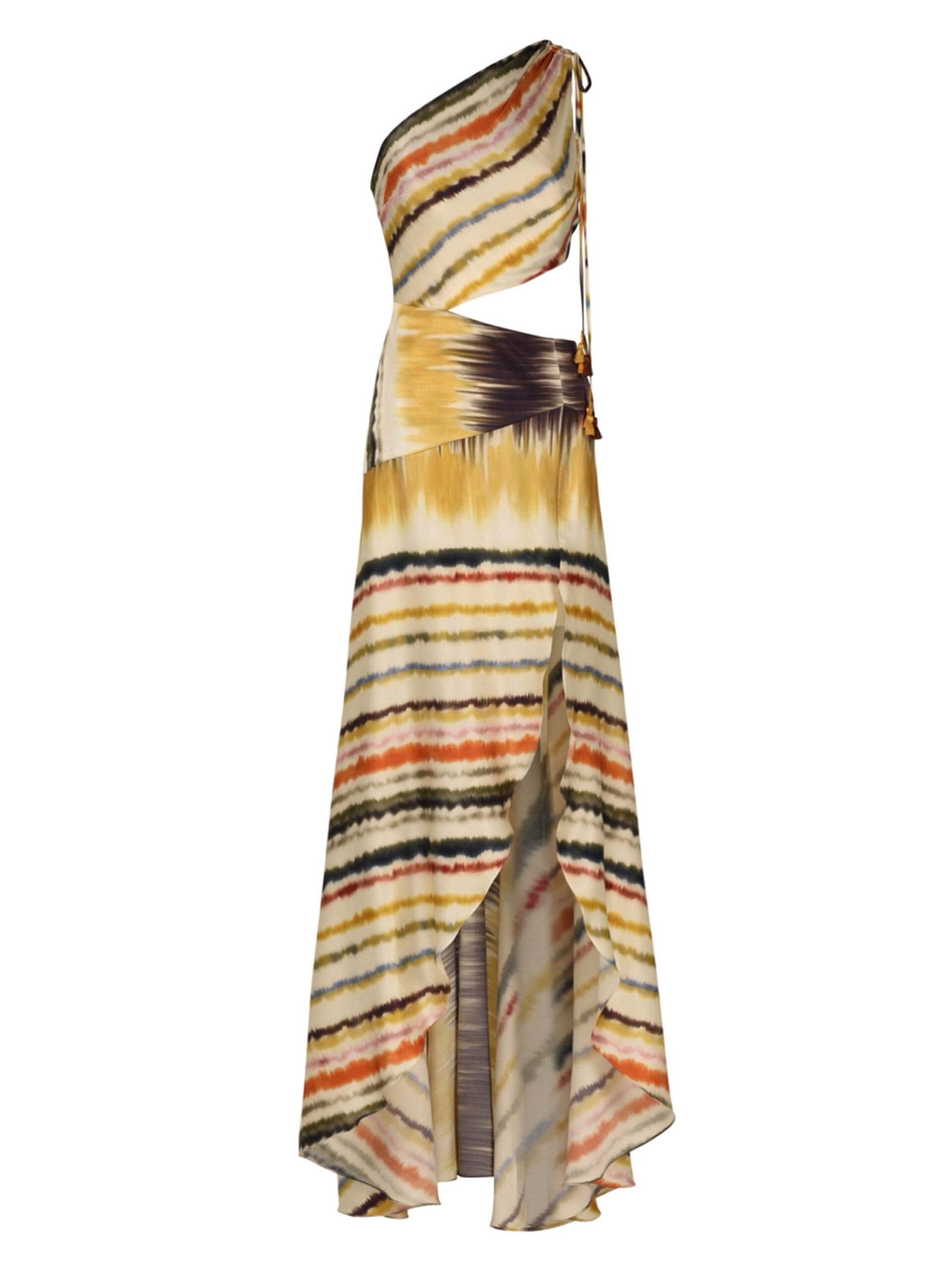 Silvia Tcherassi Whitney Dress Multi Hazy Stripe