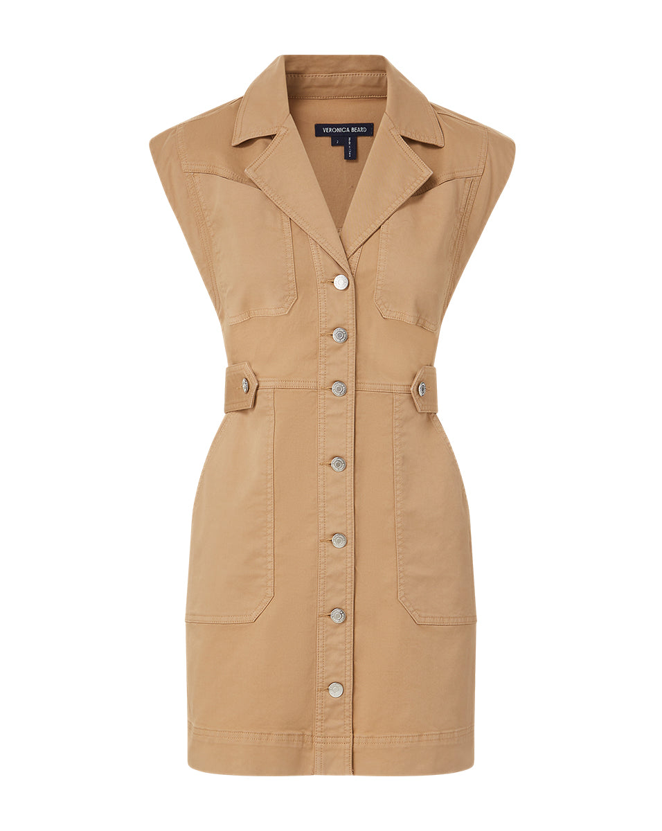 Veronica Beard Jax Cotton Shirtdress Dress