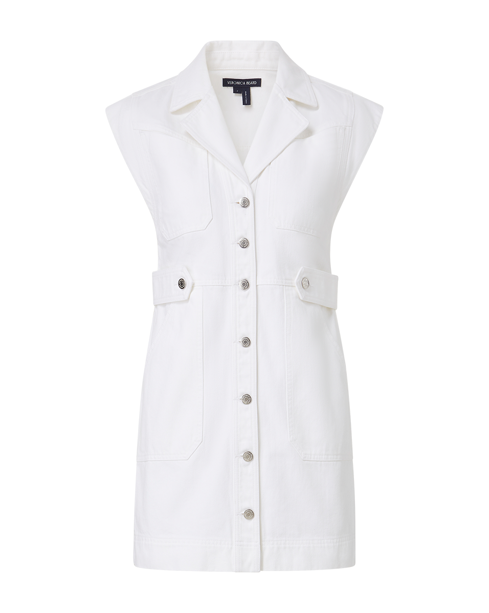 Veronica Beard Jax Denim Shirtdress Dress
