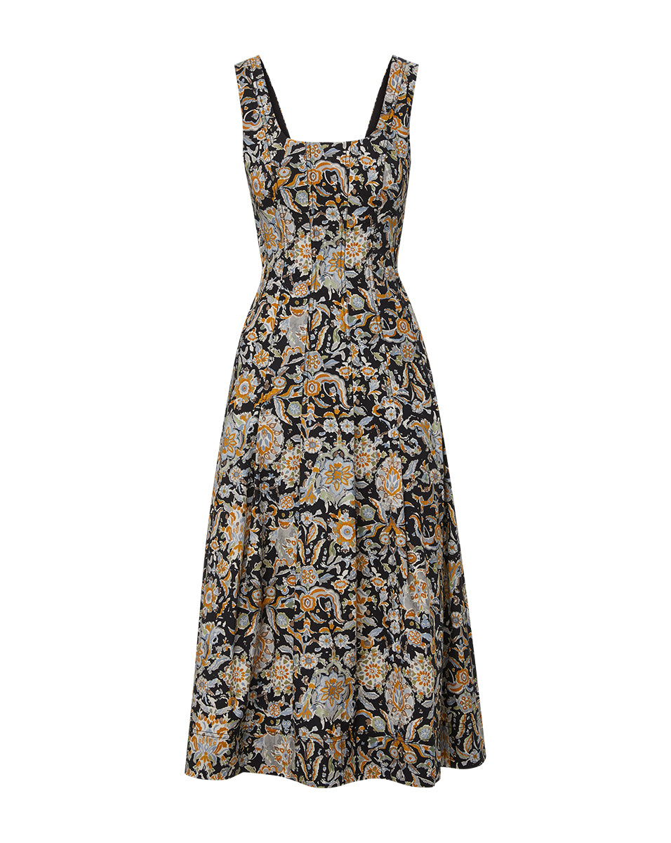 Veronica Beard Jolie Paisley-Print Dress