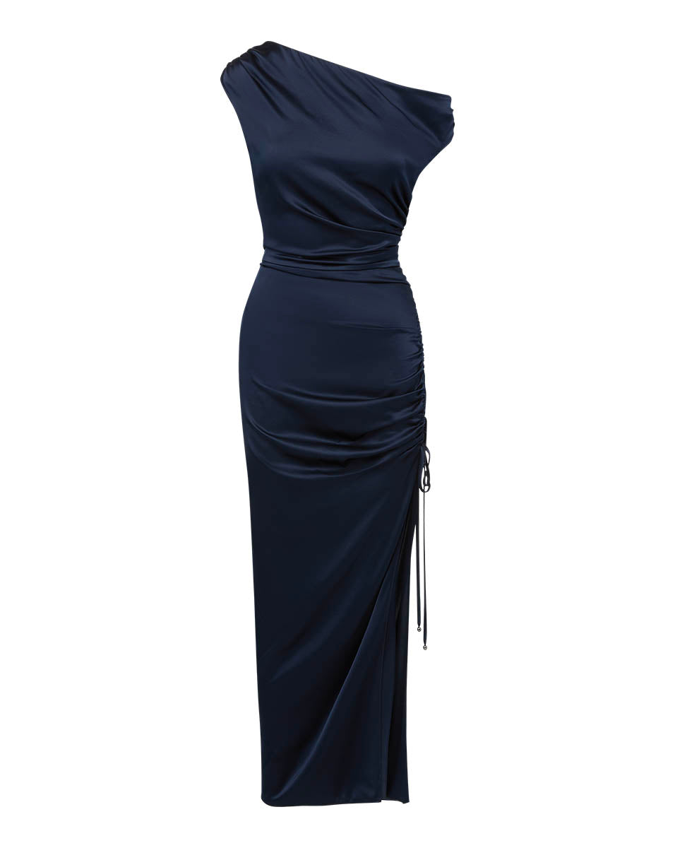 Veronica Beard Kadie Stretch-Silk Charmeuse Dress