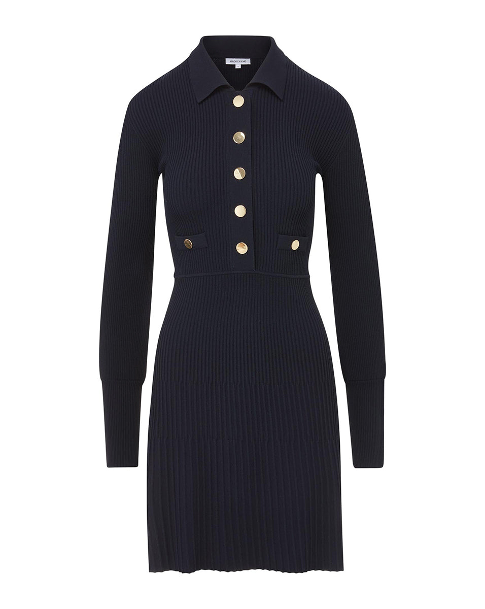 Veronica Beard Lauper Ribbed Dress