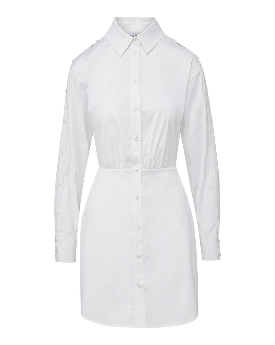 Veronica Beard Rae Poplin Shirtdress Dress