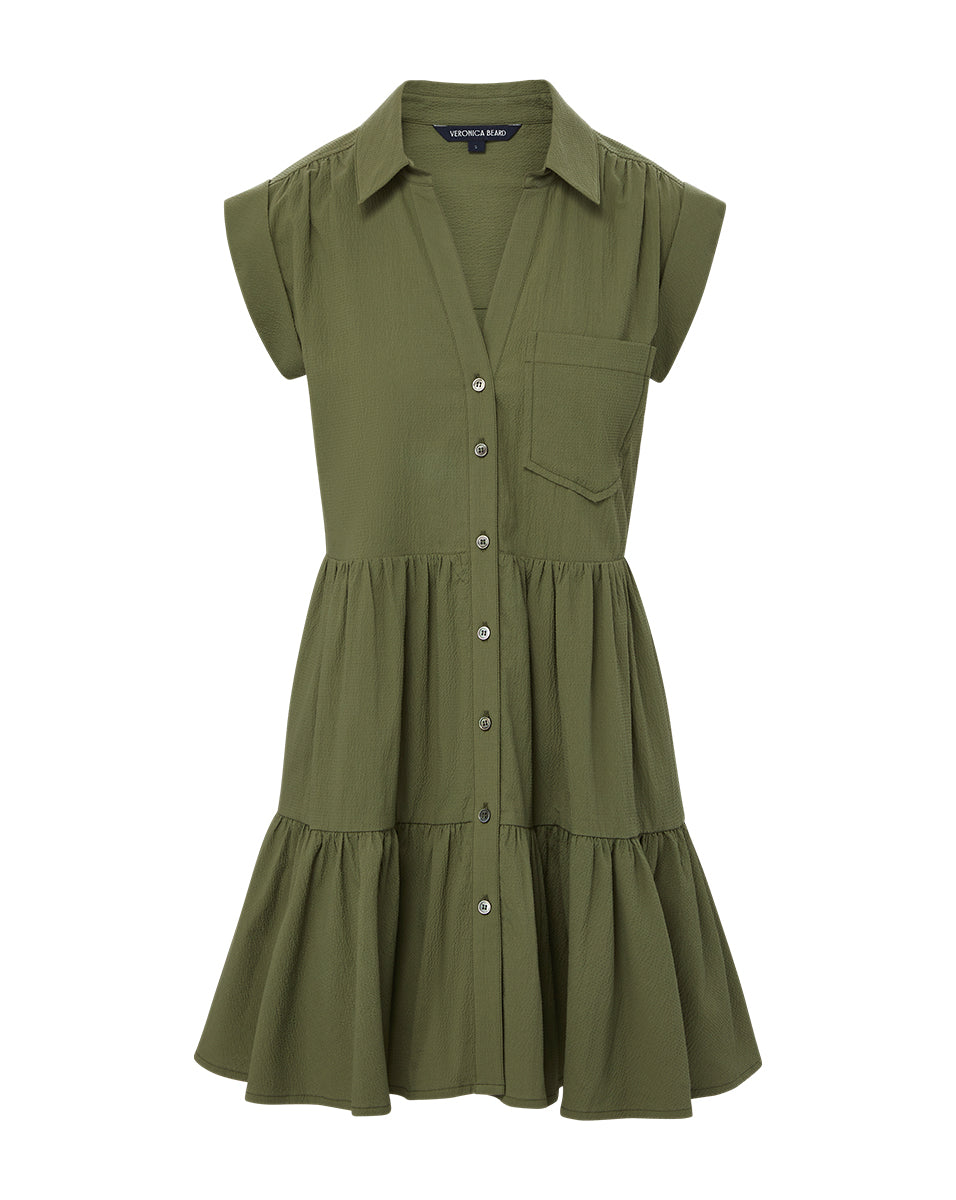 Veronica Beard Trisha Cotton Shirtdress Dress