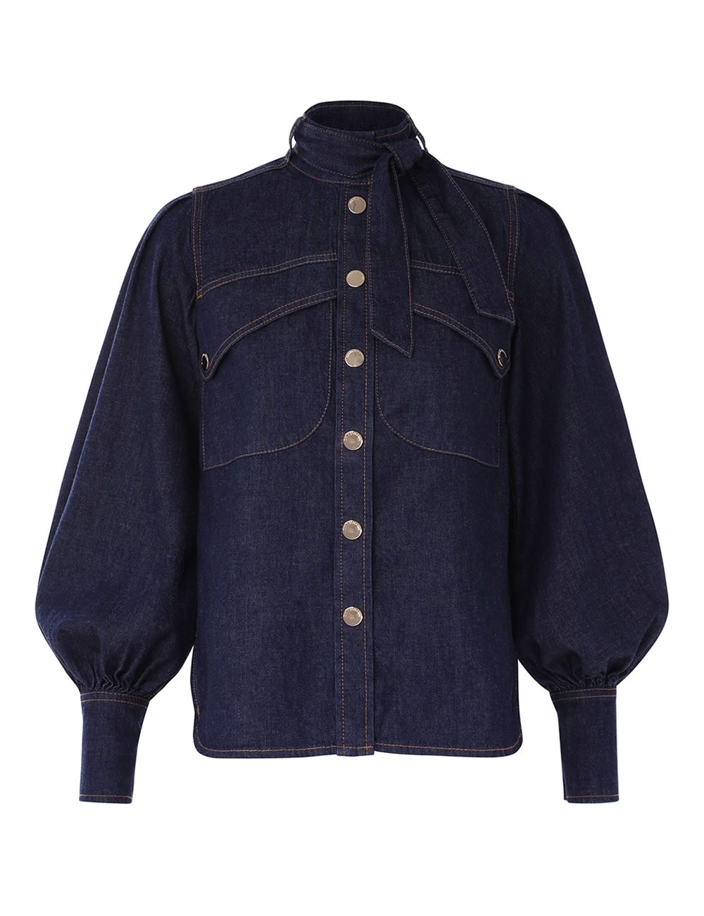 Zimmermann Denim Pocket Shirt
