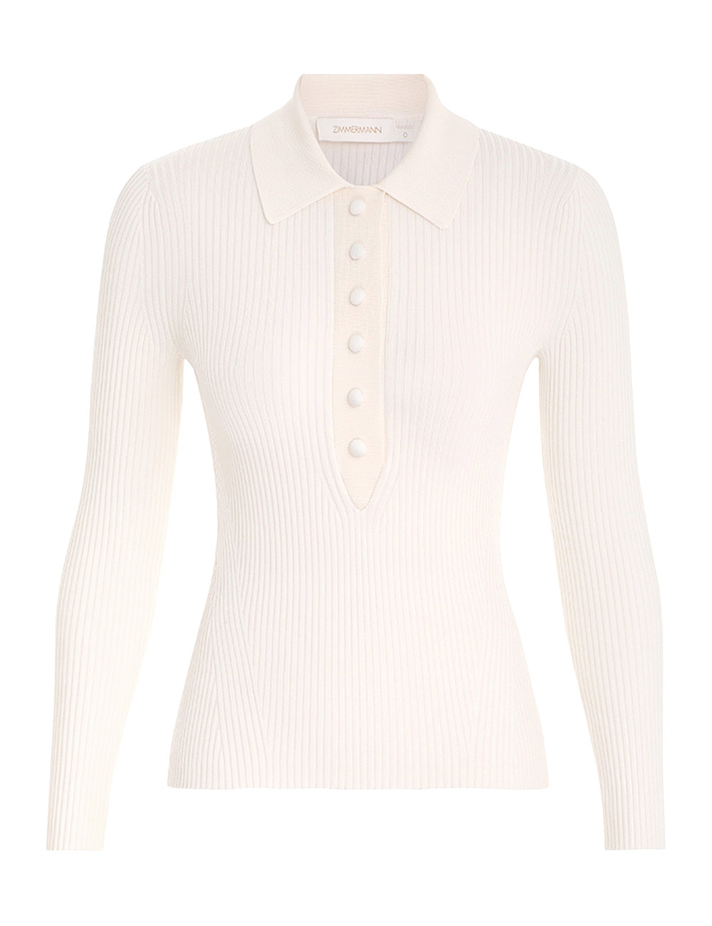 Zimmermann Knit Polo Top