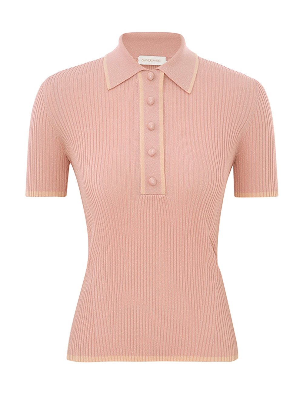Zimmermann Metallic Polo Top