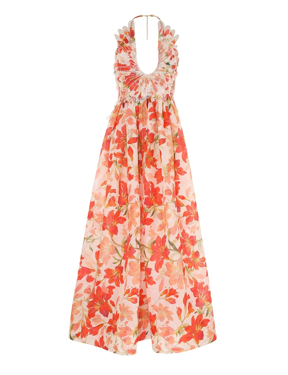 Zimmermann Tranquillity Feather Dress