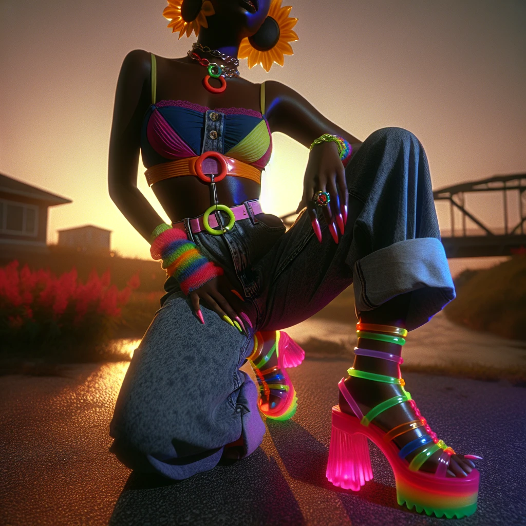 what to wear to a 90s party black female