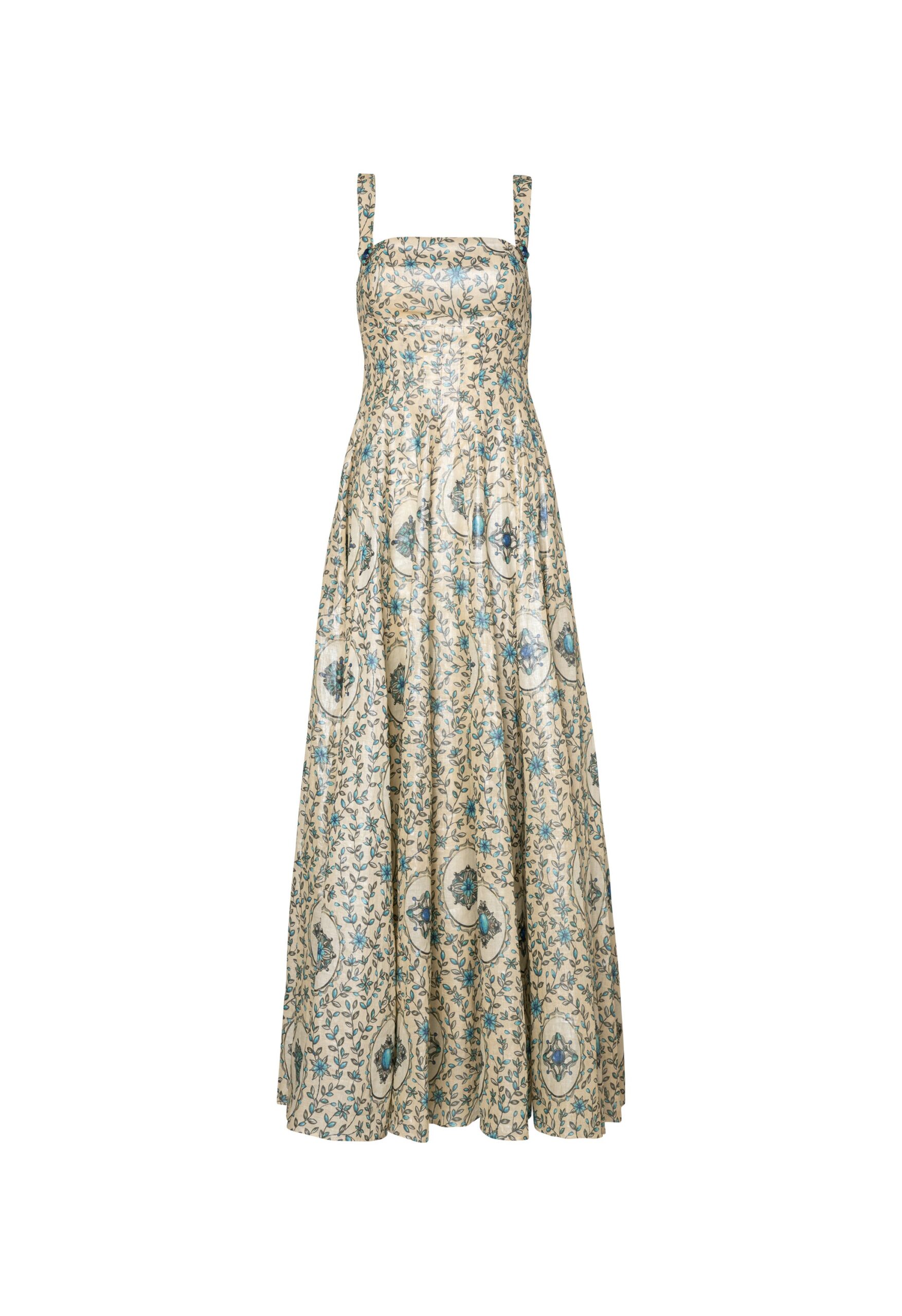 Agua By Agua Bendita Aguamarina Platero Maxi Dress