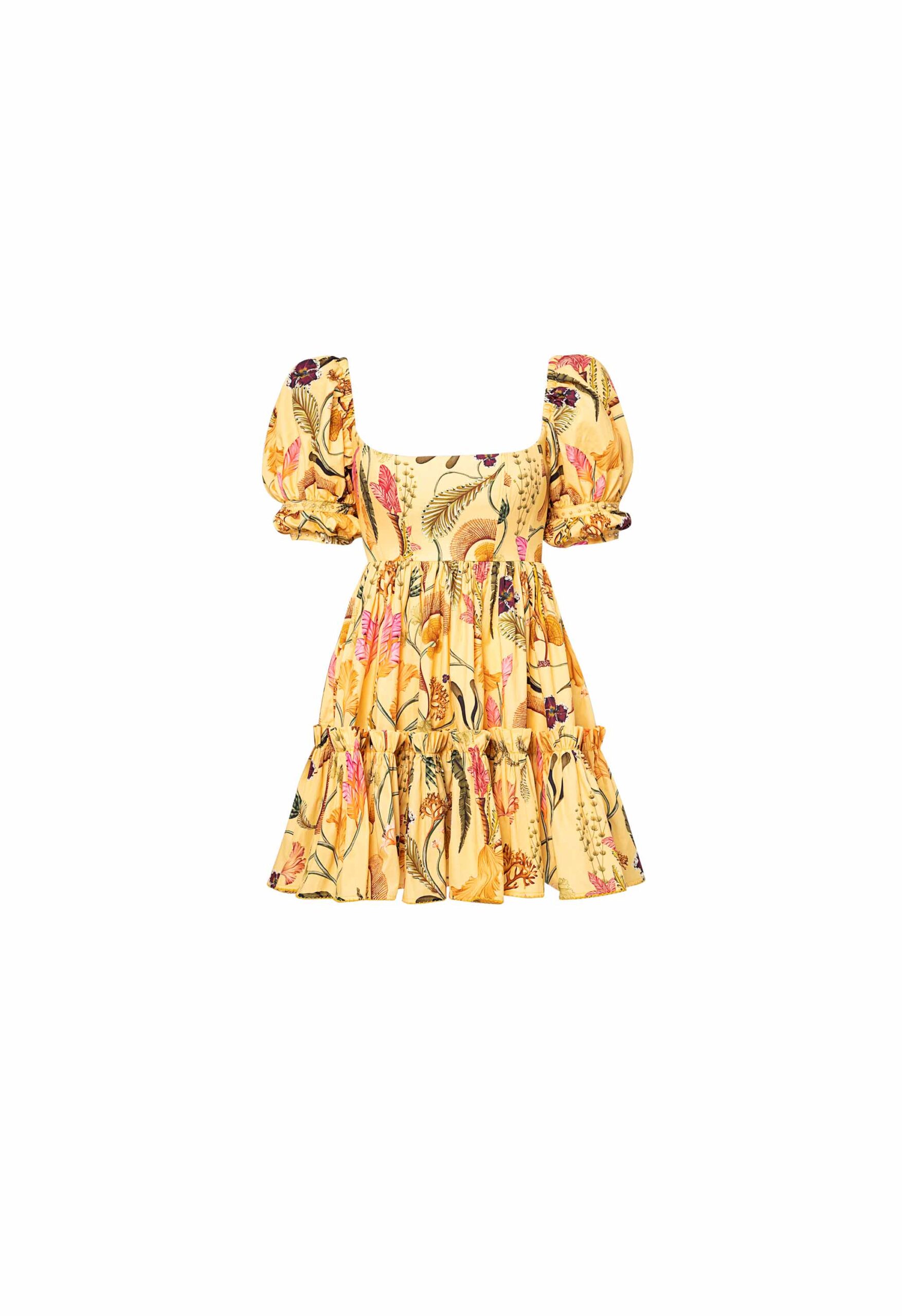 Agua By Agua Bendita Alaria Habitat Embroidered Mini Dress